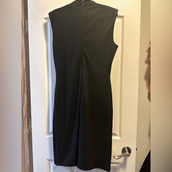 (NWT) V-neck Fitted Cocktail Dress, Black, XXL - Picture 3 of 5
